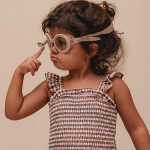 Очки для дайвинга Mrs. Ertha "Googlies Soft Blush Dream", персиковая пудра